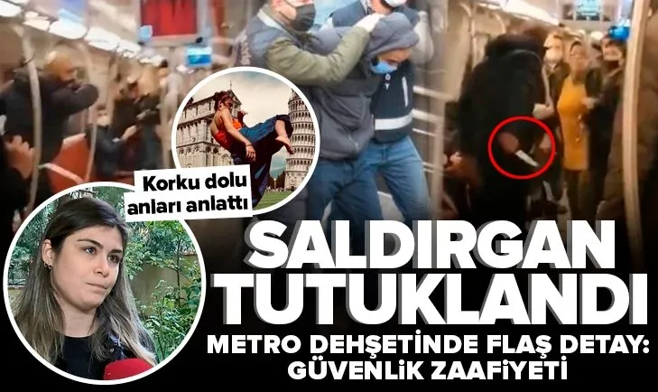 Bıçaklı metro saldırganı Emrah Yılmaz tutuklandı! İfadesi ortaya çıktı! Neden yanında bıçak taşıyordu?