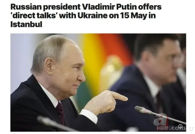 Putin’in İstanbul çağrısı dünya basınında: Müzakere önerisi manşetlerde 8