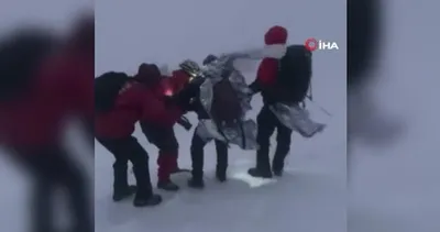 Jandarma operasyon görüntülerini paylaştı! Uludağ’da kaybolan 3 kişi böyle kurtarıldı