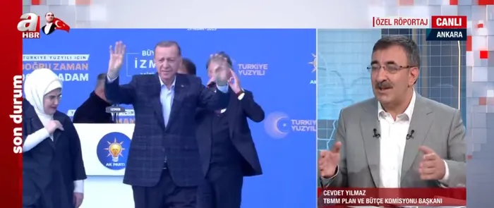 TBMM Plan ve Bütçe Komisyonu Başkanı Cevdet Yılmaz A Haber’de: Enflasyon düşüş trendine girdi