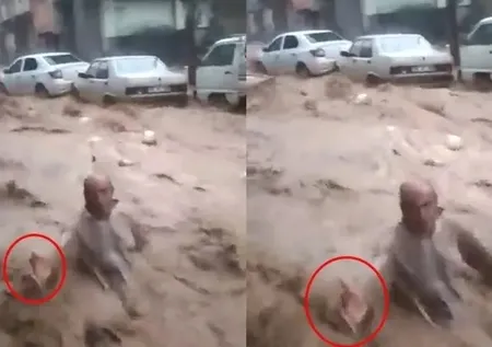 Şanlıurfa'daki sel felaketinin simgesi engelli Reşat amcadan güzel haber! Sel sularında göz göre göre kaybolup gitmişti