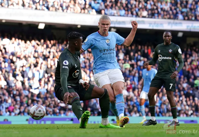 Haaland durdurulamıyor! Yine attı Manchester City farka koştu 6