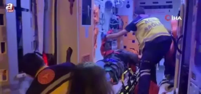 Karaman'da otomobille çarpışan motosikletli kurye yaralandı
