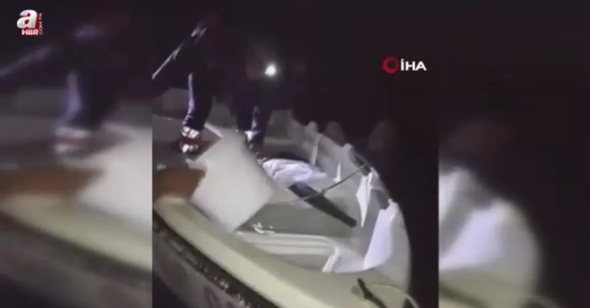 Amatör balıkçıların teknesi alabora oldu