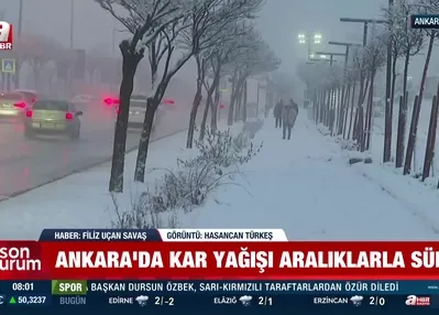 Ankara beyaza büründü!