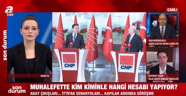 CHP'nin 2023 seçimleri planı ne? Muhalefette kim kiminle hangi hesabı yapıyor? A Haber canlı yayınında flaş değerlendirme - 2
