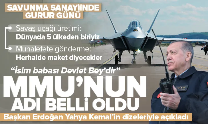 MMUnun adı belli oldu! Erdoğandan flaş mesajlar