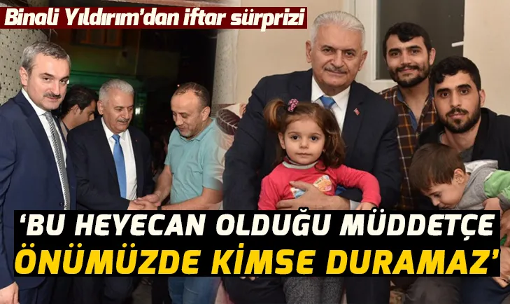 Binali Yıldırım: Bu heyecan olduğu müddetçe önümüzde kimse duramaz