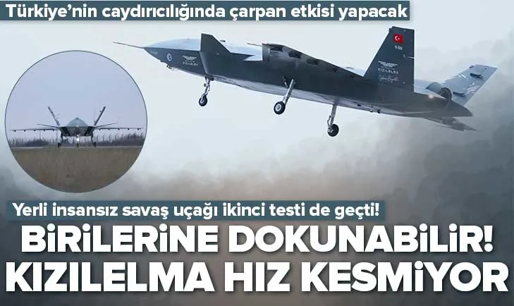 KIZILELMA ikinci testini de başarıyla tamamlandı