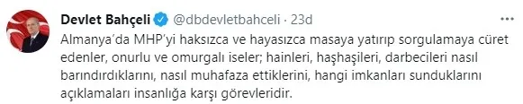MHP Genel Başkanı Devlet Bahçeli'den son dakika açıklamaları: Alman Sol Partisi’nin Kandil ve Pensilvanya’yla bağı... - 7