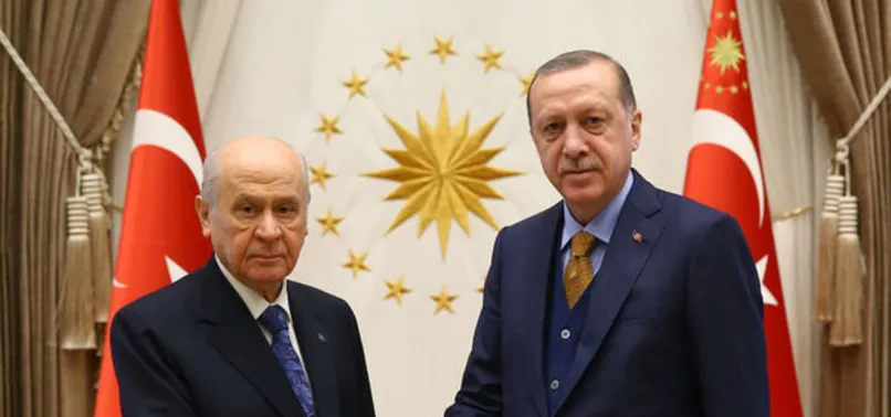 Cumhurbaşkanı Erdoğan, Devlet Bahçeli ile görüştü