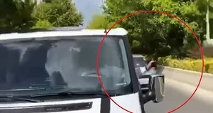 Düğün konvoyunda havaya rastgele ateş etti