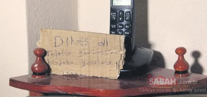 Dolandırıcıları yakalatan not