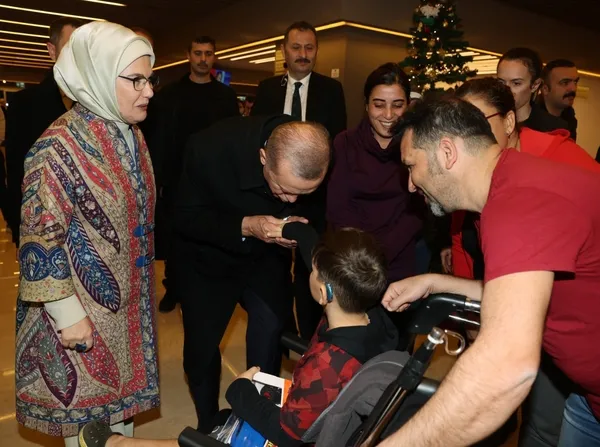 Başkan Erdoğan'dan hasta ziyareti - 1