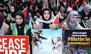 Filistin için oturma eyleminde ikinci gün!