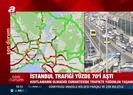 İstanbul trafiğinde son durum! Yoğunluk yüzde 70i aştı
