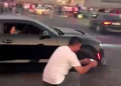 Drift görüntülüyordu! Saniyeler sonra...