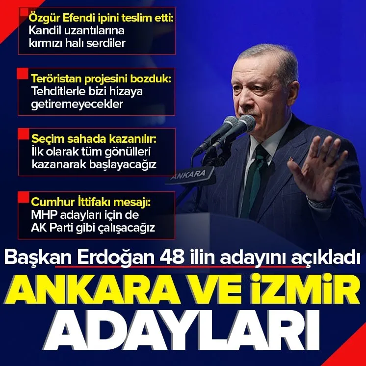 AK Parti’nin Ankara ve İzmir adayı belli oldu