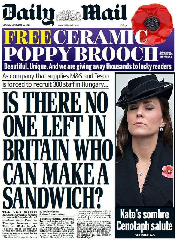 İngiltere’de sandviç yapmasını bilen yok mu?