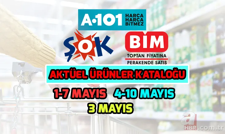 A101 aktüel ürünler kataloğu 4-10 Mayıs! Şok aktüel ürünler kataloğu 1-7 Mayıs! BİM aktüel ürünler kataloğu 3 Mayıs! 1