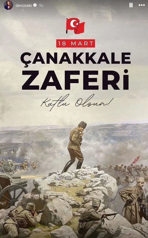 18 Mart Çanakkale Zaferi’nin 109. yıl dönümünde ünlülerden peş peşe paylaşımlar! Müge Anlı, Esra Erol, Ebru Gündeş...