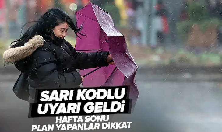 İstanbul için sarı kodlu lodos uyarısı! Hafta sonu hava nasıl olacak? Plan yapanlar dikkat | Meteoroloji’den 5 günlük hava tahmini