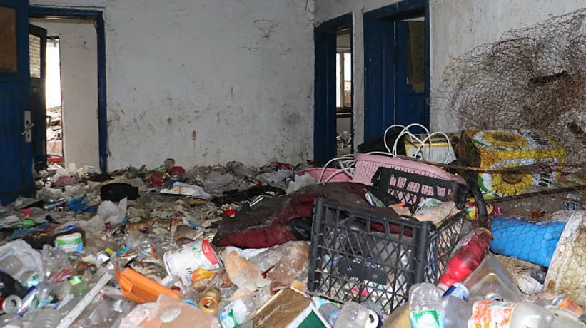 Ekipler evi temizlerken o kahvehanenin yolunu tuttu! Çöp evdeki fare şaşırttı