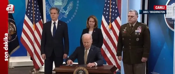 ABD Başkanı Joe Biden CANLI YAYINDA duyurdu: Ukrayna’ya 800 milyon dolarlık yardım