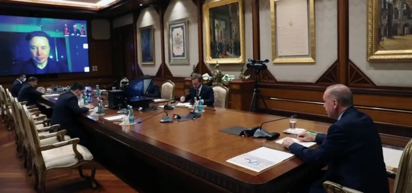 Son dakika: Başkan Erdoğan ile Elon Musk'ın görüşmesinin görüntüleri yayınlandı