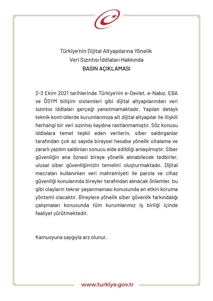e-Devlet'ten "veri sızıntısı" iddialarına son dakika yanıtı - 4