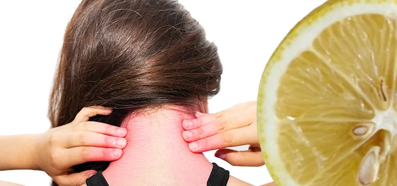 Limonun şaşırtıcı faydası! İkiye kesip ensenize sürerseniz...