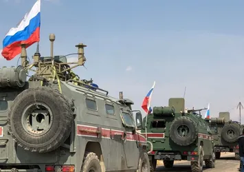 Rusya zırhlı araçları Suriye'de