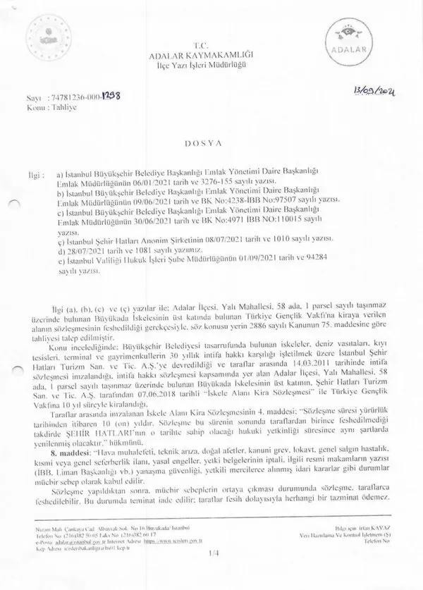 İBB'den göz göre göre TÜGVA işgali! Kaymakam uyarmış! İşte belgeler - 1