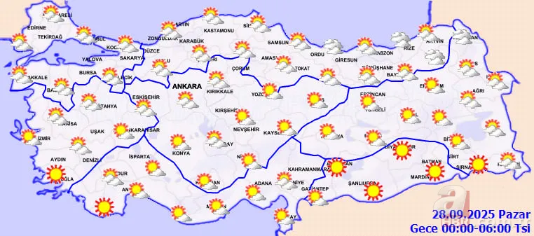 Hafta sonu hava durumuna bakmadan plan yapmayın! Meteoroloji’den 13 ile sarı kodlu uyarı: O bölgelerde kuvvetli yağış ve rüzgar etkili 16
