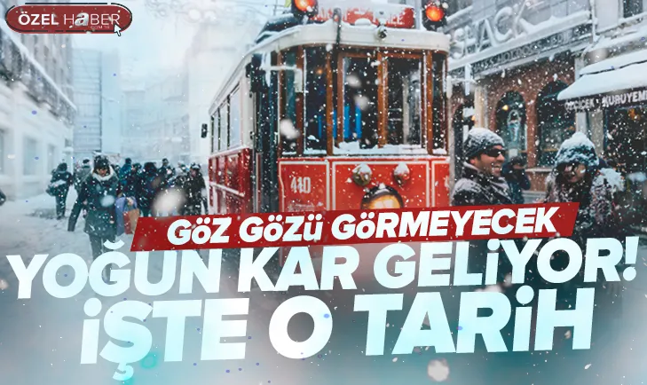 İlk yoğun kar yağışı için tarih verdi!