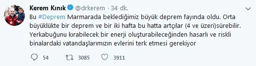 Son dakika: İstanbul'da depremler sürecek mi? Kızılay'dan flaş açıklama - 1