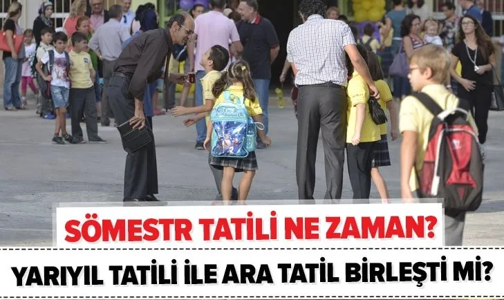MEB son dakika: Yarıyıl tatili ile ara tatil birleşti mi? 2020-2021 sömestr tatili ne zaman, kaç gün olacak?