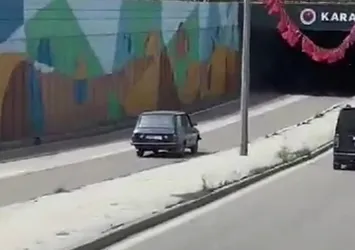 Ters yönde gitti cezayı yedi