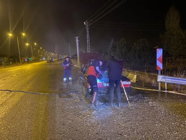 1705078791251.jpg Kendi hesabını kendi kesti! Ceza kesileceğini öğrenince aracını ateşe verdi - 2