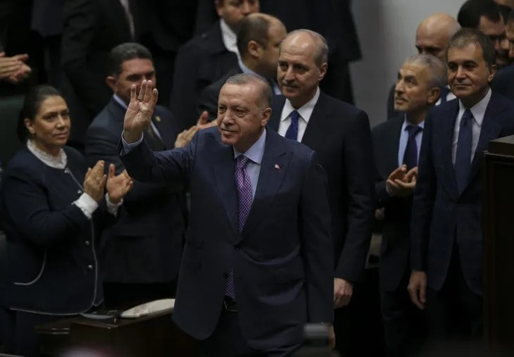 Başkan Erdoğan partilileri selamladı! O anlar böyle görüntülendi...