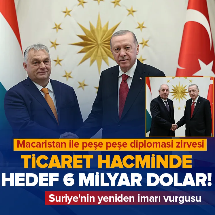 Macaristan ile Gazze ve Suriye zirvesi