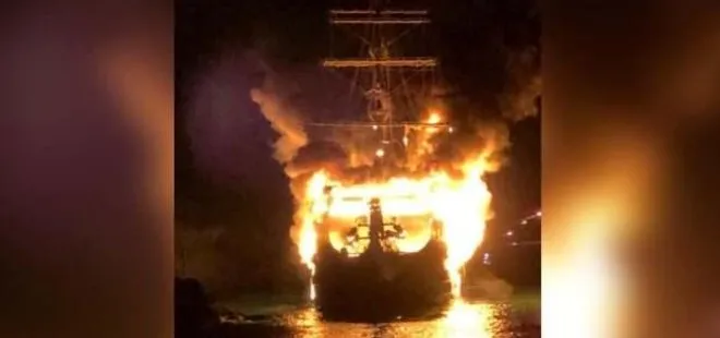 Son dakika: Alanya’da korkutan anlar! Tur teknelerinde yangın çıktı