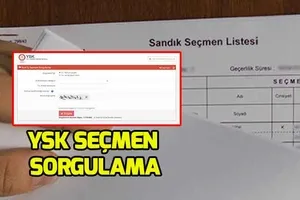 YSK seçmen sorgulama!