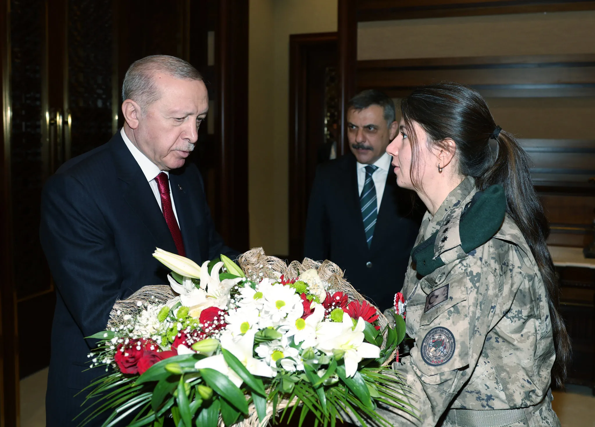 Başkan Erdoğan Bakan Çiftçi ve beraberindeki heyeti kabul etti