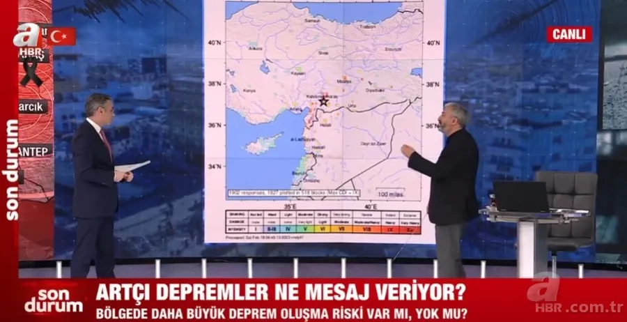 Kahramanmaraş depremi Dünya'nın çevresini 2 kez turladı! Prof. Dr. Şerif Barış A Haber'de anlattı: Anadolu'da 2500 yıldır böylesi görülmedi 14
