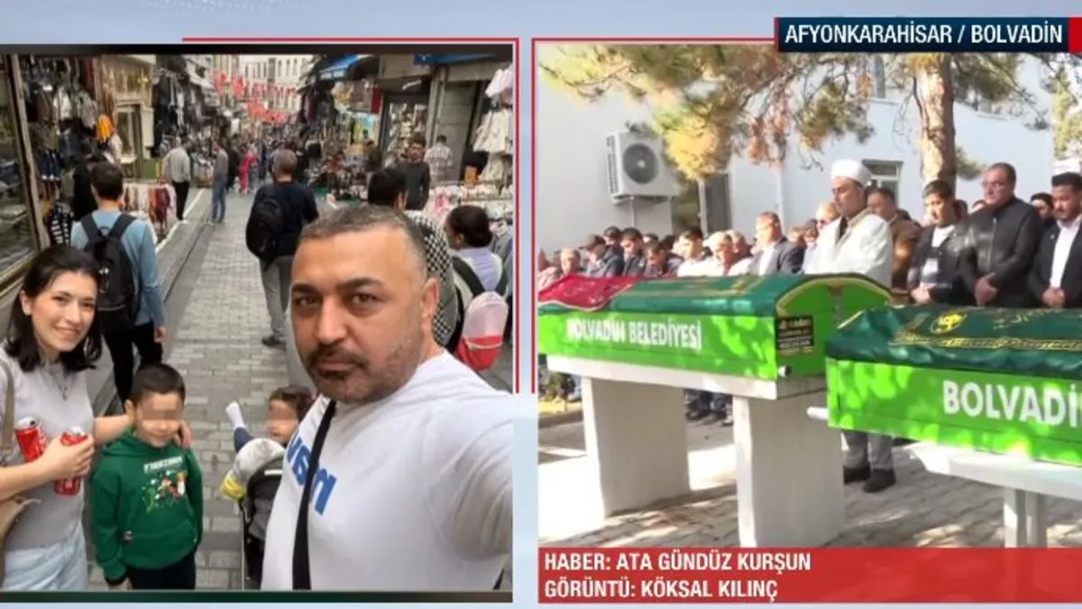 Anne ve 2 çocuğu ebediyete uğurlanıyor!