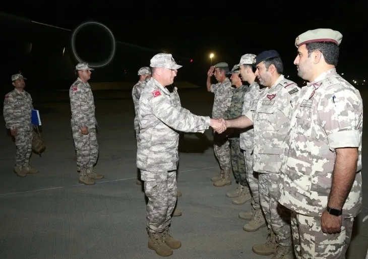 Türk askerlerinden oluşan altıncı grup Katar’a ulaştı