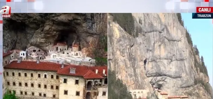 Sümela Manastırı’nda restorasyon çalışmaları! 360 tonluk kaya tehdit olmaktan çıkarılacak