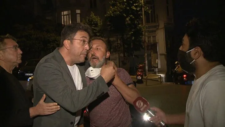 Yasağı delen Emre Kınay gazetecilere küfür etti ve saldırdı!
