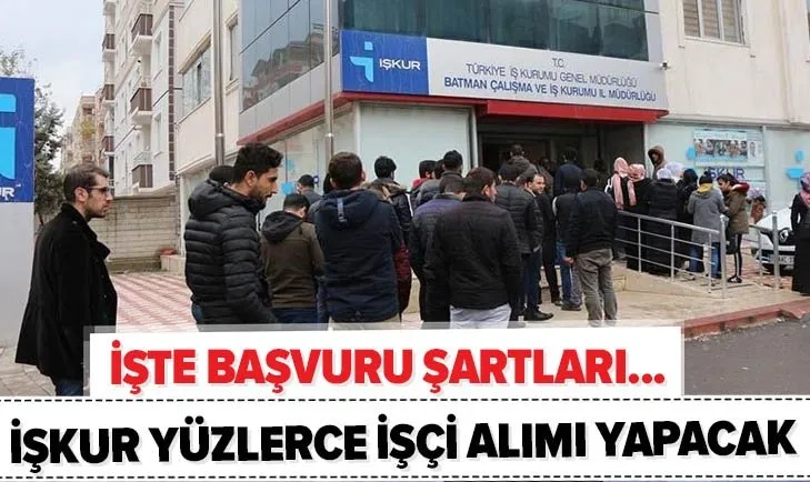 İş arayanlara müjde! İŞKUR 3-4 bin TL maaşla yüzlerce işçi alımı yapacak! Başvuru yapmak oldukça kolay